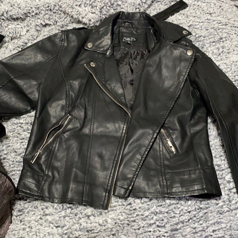 Leather jacket